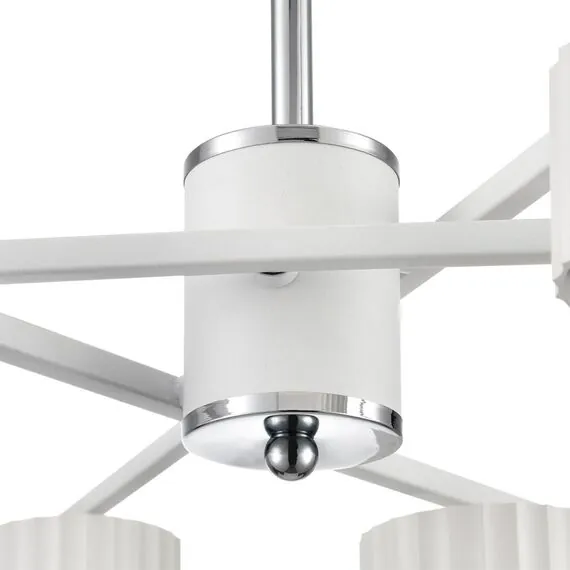 LUMION 8241/6C COMFI LN25 202 белый/хром, металл Люстра потолочная LED GX53 6*7W 220V KARINA, изображение 3