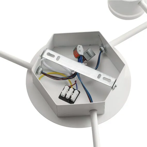 LUMION 8235/9C COMFI LN25 200 белый металл Люстра потолочная LED GX53 9*12W 220V GARETA, изображение 7