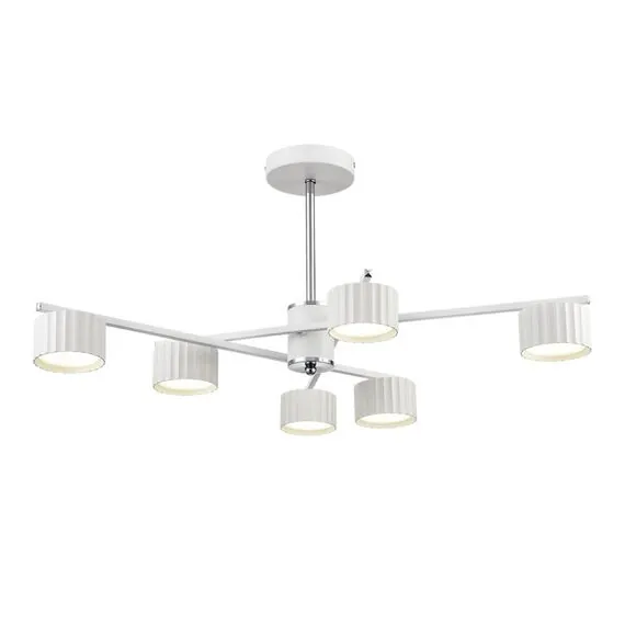 LUMION 8241/6C COMFI LN25 202 белый/хром, металл Люстра потолочная LED GX53 6*7W 220V KARINA, изображение 7