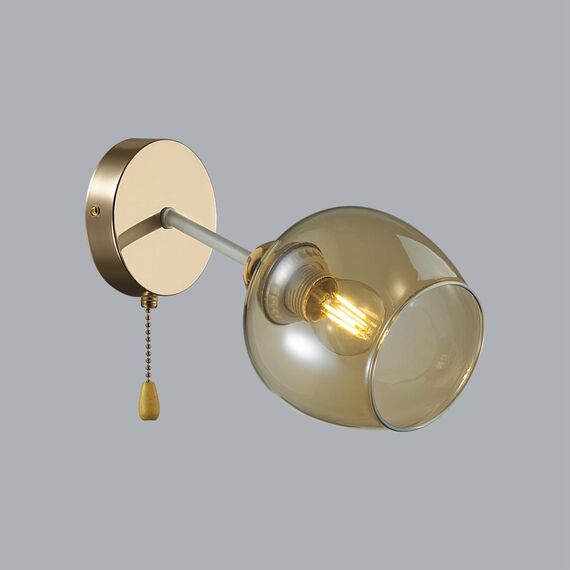LUMION 5650/1W COMFI LN23 000 белый, золотой Бра E27 1*60W 220V ODELL, изображение 3