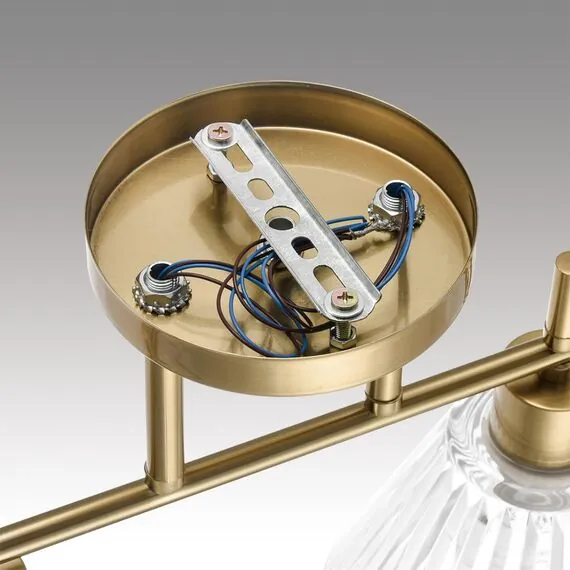LUMION 8188/4C COMFI LN25 190 латунь/прозрачный, металл/стекло Потолочный светильник E14 4*40W 220V VIVIAN, изображение 7