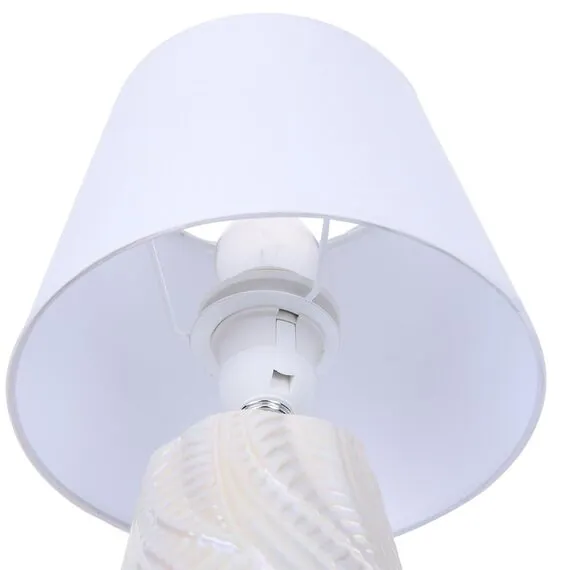 LUMION 8212/1T CLASSI LN25 000 белый жемчужный/белый, керамика/текстиль Настольная лампа Е27 1*60W 220V SINNA, изображение 3