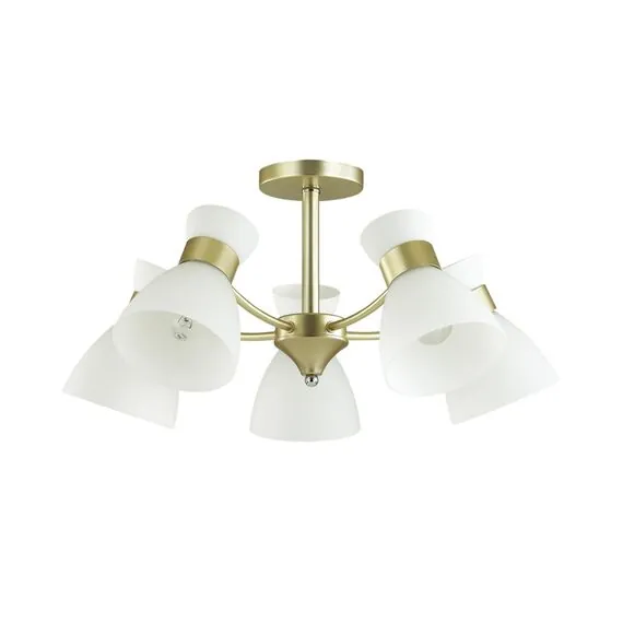 LUMION 4535/5C COMFI LN21 80 матовое золото Люстра потолочная E27 5*60W 220V WILMA