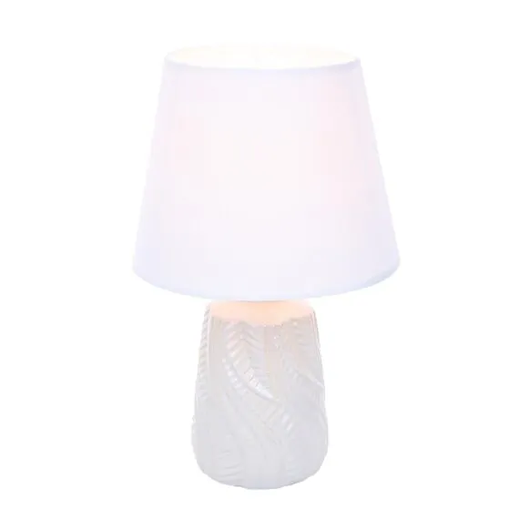 LUMION 8212/1T CLASSI LN25 000 белый жемчужный/белый, керамика/текстиль Настольная лампа Е27 1*60W 220V SINNA, изображение 4