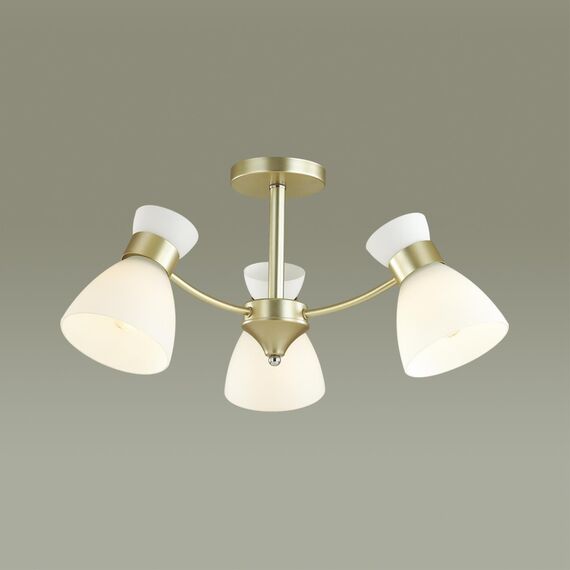 LUMION 4535/3C COMFI LN21 80 матовое золото Люстра потолочная E27 3*60W 220V WILMA, изображение 3