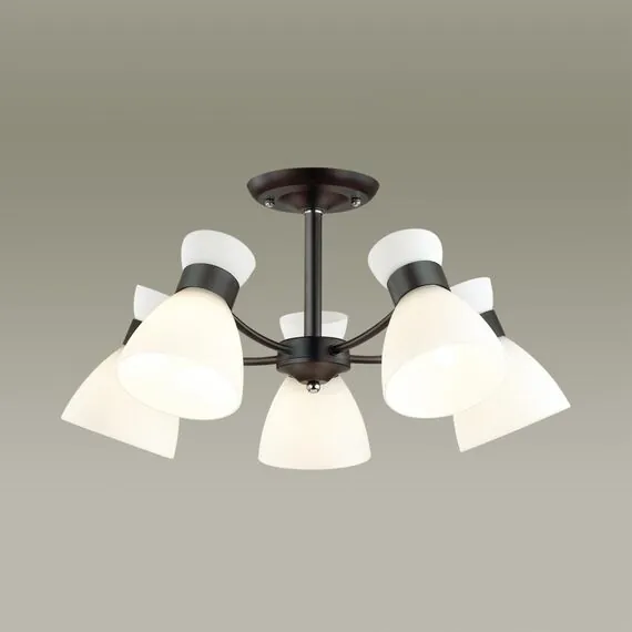 LUMION 4534/5C COMFI LN21 82 черный Люстра потолочная E27 5*60W 220V WILMA, изображение 4