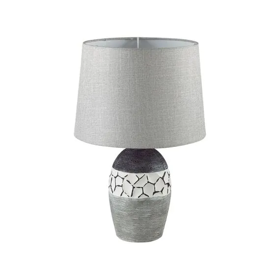 LUMION 8118/1T COMFI LN25 000 серый, керамика/текстиль Настольная лампа E27 1*60W 220V AVALONA