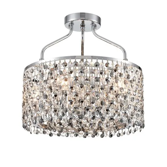 LUMION 8244/5C CLASSI LN25 150 хром, металл/хрусталь Люстра потолочная E14 5*40W 220V LAYLA, изображение 5