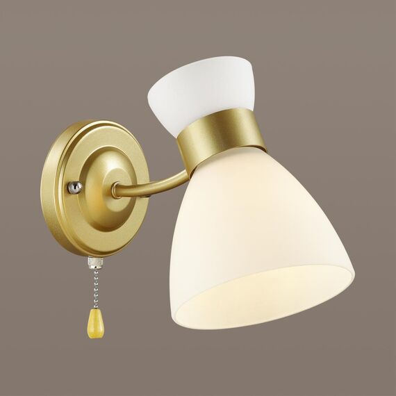 LUMION 4535/1W COMFI LN21 80 матовое золото Бра E27 1*60W 220V WILMA, изображение 3