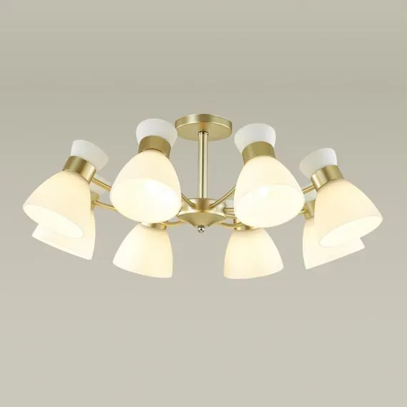 LUMION 4535/8C COMFI LN21 80 матовое золото Люстра потолочная E27 8*60W 220V WILMA, изображение 3