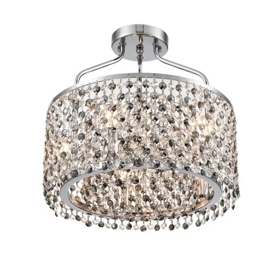 LUMION 8244/5C CLASSI LN25 150 хром, металл/хрусталь Люстра потолочная E14 5*40W 220V LAYLA, изображение 4
