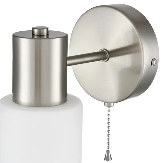 LUMION 8099/1W COMFI LN25 76 никель/белый металл/стекло Бра Е14 1*40W 220V MAVE, изображение 8