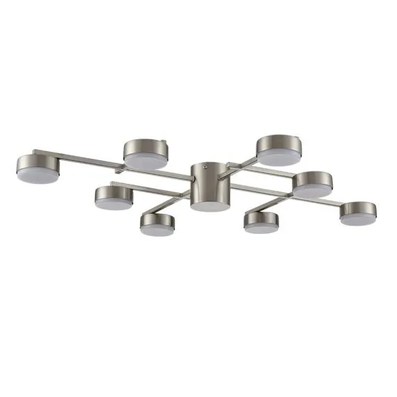 LUMION 8115/8C COMFI LN25 206 никель, металл Люстра потолочная LED GX53 8*7W 220V DABRA