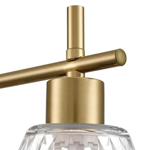 LUMION 8188/4C COMFI LN25 190 латунь/прозрачный, металл/стекло Потолочный светильник E14 4*40W 220V VIVIAN, изображение 3