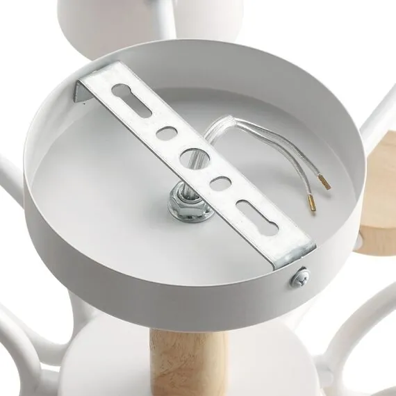 LUMION 8196/10C COMFI LN25 262 белый, металл/дерево/пластик Потолочный светильник LED GX53 10*9W 220V RONDO, изображение 7