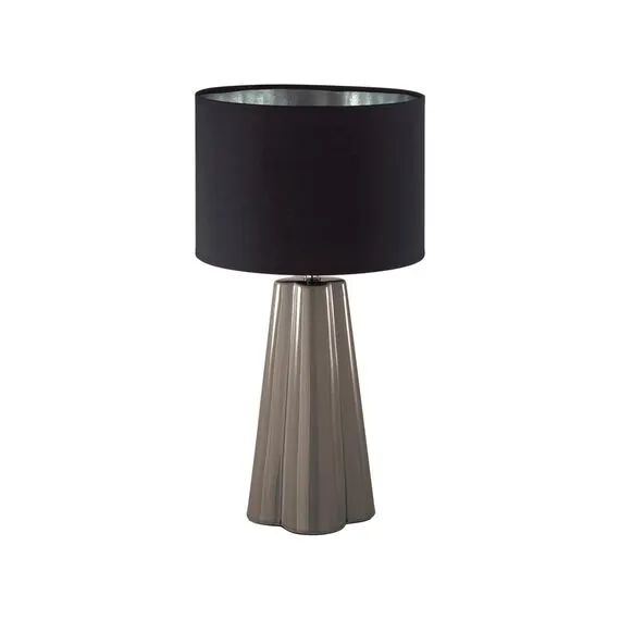 LUMION 8125/1T COMFI LN25 376 черный/серый, керамика/текстиль Настольная лампа E27 1*60W 220V HINAMI