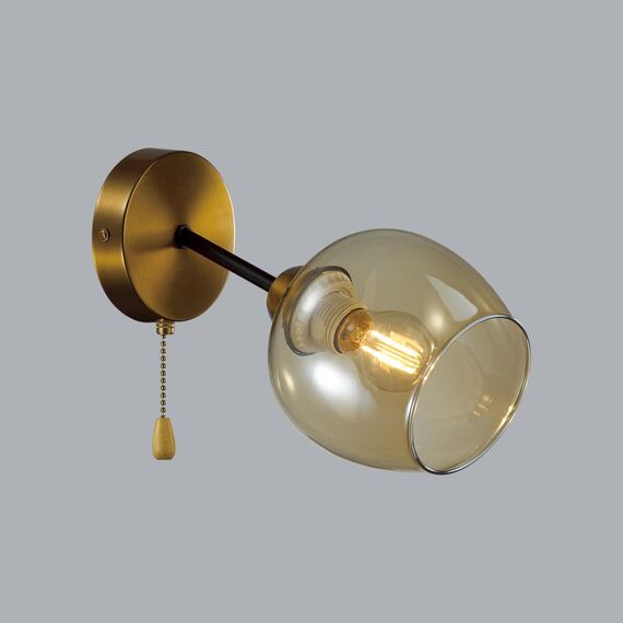 LUMION 5649/1W COMFI LN23 000 чёрный, бронза Бра E27 1*60W 220V ODELL, изображение 3