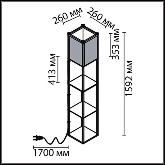 LUMION 8089/1F COMFI LN25 361 белый, дерево/текстиль Торшер Е27 1*60W 220V PRACTIC, изображение 2