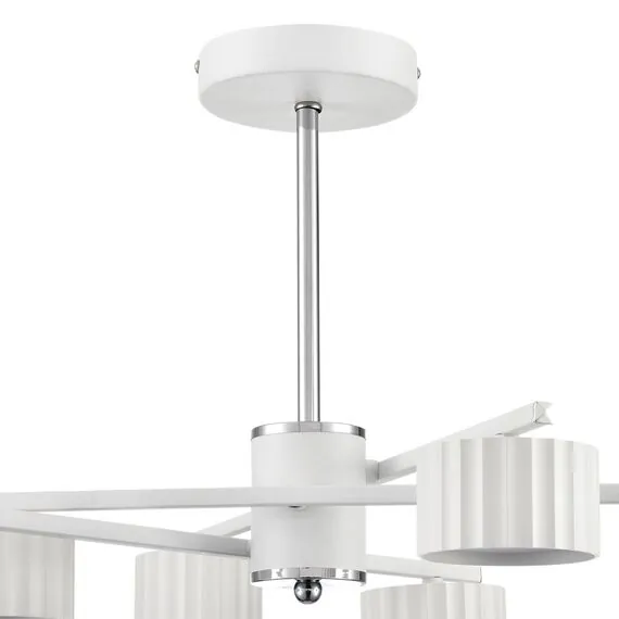 LUMION 8241/6C COMFI LN25 202 белый/хром, металл Люстра потолочная LED GX53 6*7W 220V KARINA, изображение 4