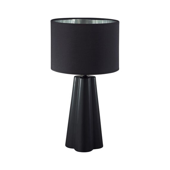 LUMION 8124/1T COMFI LN25 376 черный, керамика/текстиль Настольная лампа E27 1*60W 220V HINAMI