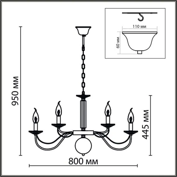 LUMION 8034/16 CLASSI LN25 18 хром, металл/стекло Люстра подвесная Е14 16*40W 220V INCANTO, изображение 2