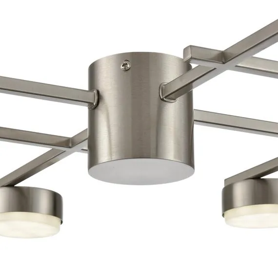 LUMION 8115/8C COMFI LN25 206 никель, металл Люстра потолочная LED GX53 8*7W 220V DABRA, изображение 3