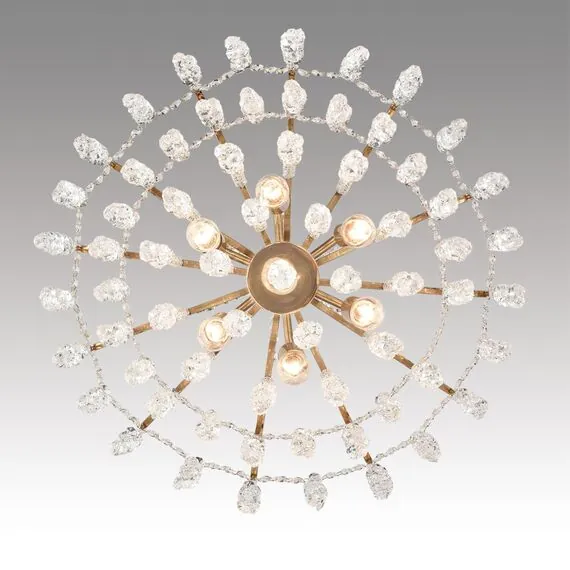 LUMION 8243/6 CLASSI LN25 22 латунь, металл Люстра подвесная E14 6*40W 220V KRISTINA, изображение 5