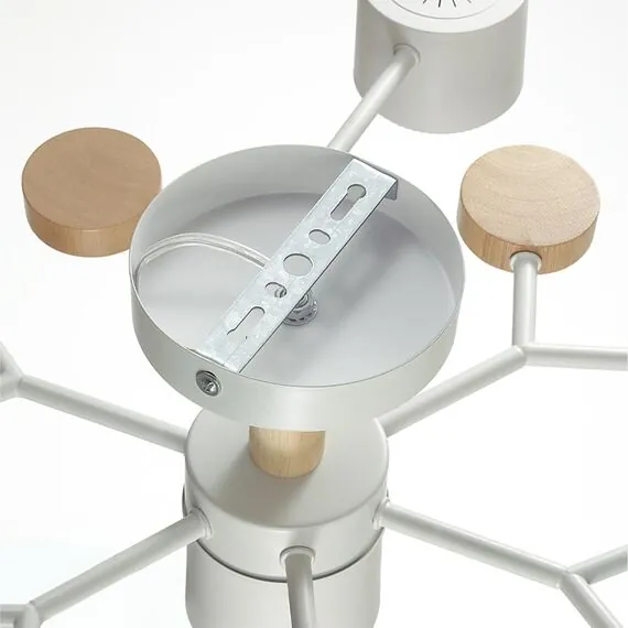 LUMION 8195/7C COMFI LN25 262 белый, металл/дерево/пластик Потолочный светильник LED GX53 7*9W 220V RONDO, изображение 7