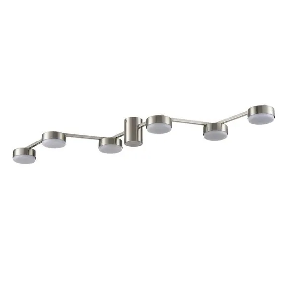 LUMION 8116/6C COMFI LN25 208 никель, металл Люстра потолочная LED GX53 6*7W 220V SANATA