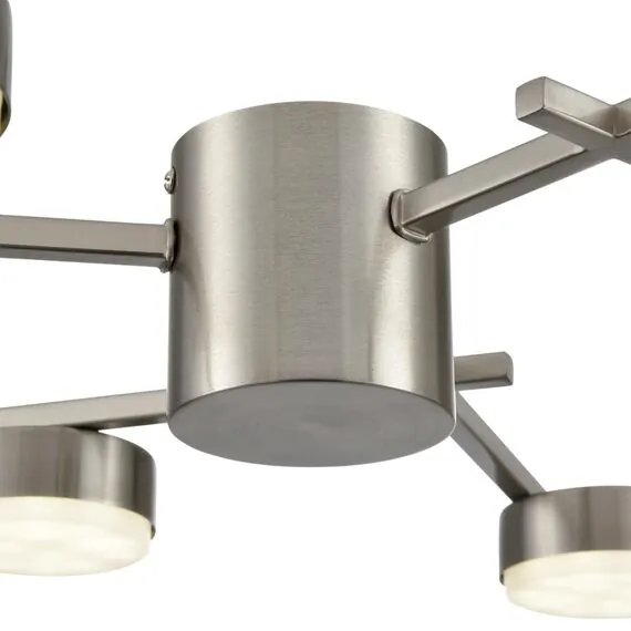 LUMION 8115/6C COMFI LN25 206 никель, металл Люстра потолочная LED GX53 6*7W 220V DABRA, изображение 3