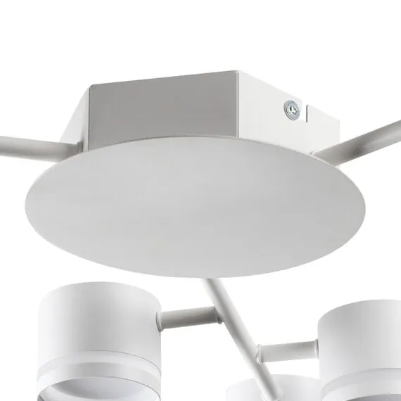 LUMION 8235/9C COMFI LN25 200 белый металл Люстра потолочная LED GX53 9*12W 220V GARETA, изображение 3