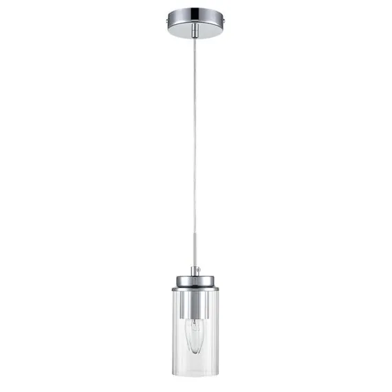 LUMION 8102/1A COMFI LN25 326 хром/прозрачный металл/металл Подвес Е14 1*40W 220V ISHA
