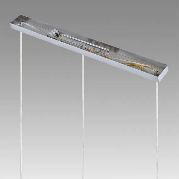 LUMION 8102/3A COMFI LN25 326 хром/прозрачный металл/металл Подвес Е14 3*40W 220V ISHA, изображение 7