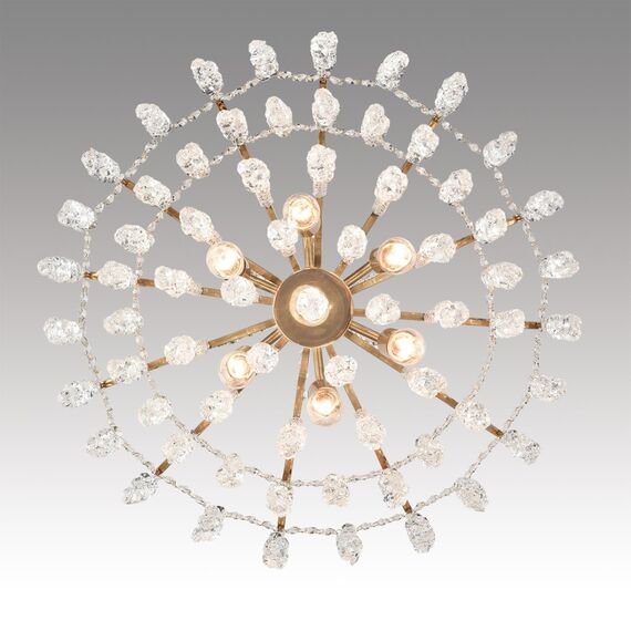 LUMION 8243/6 CLASSI LN25 22 латунь, металл Люстра подвесная E14 6*40W 220V KRISTINA, изображение 5