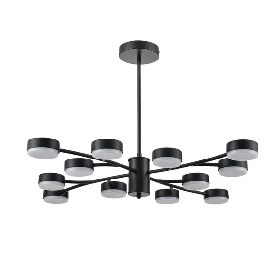 LUMION 8117/12 COMFI LN25 195 черный, металл Люстра LED GX53 12*7W 220V TORINA