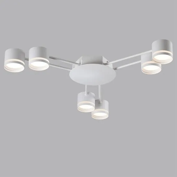 LUMION 8235/6C COMFI LN25 200 белый, металл Люстра потолочная LED GX53 6*12W 220V GARETA, изображение 5