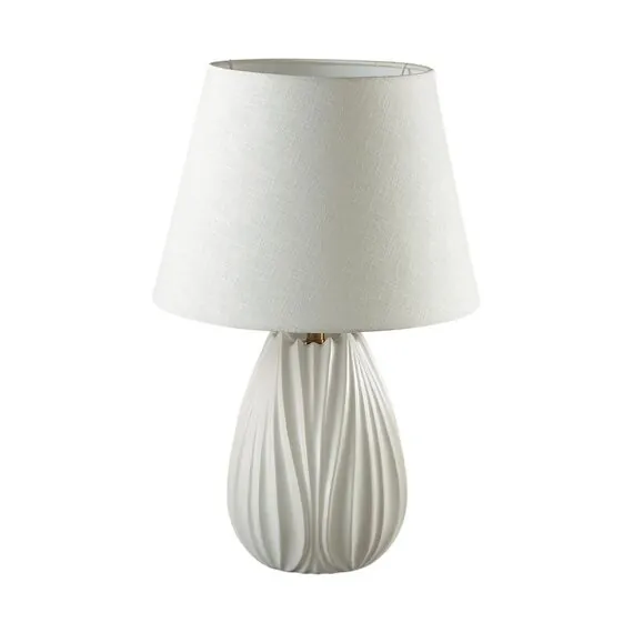 LUMION 8121/1T COMFI LN25 375 белый, керамика/текстиль Настольная лампа E27 1*60W 220V SONA