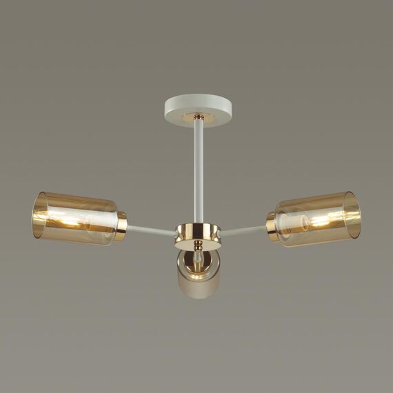 LUMION 5639/3C COMFI LN23 000 белый, золотой Люстра потолочная E14 3*40W 220V DALLIN, изображение 3