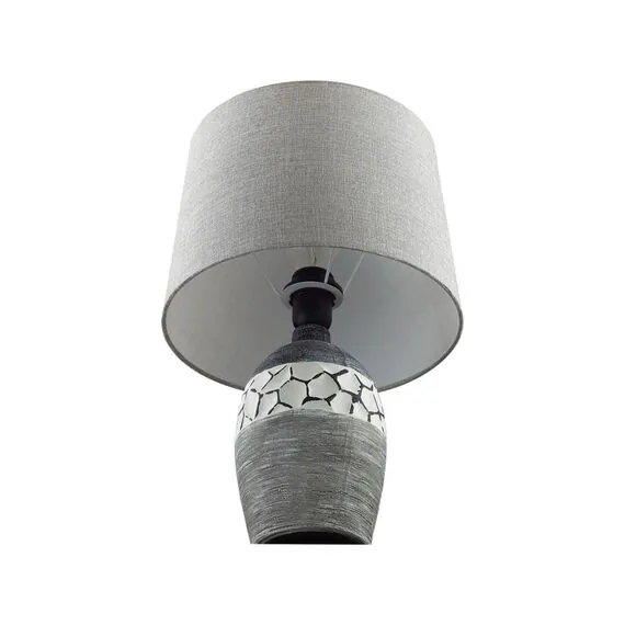 LUMION 8118/1T COMFI LN25 000 серый, керамика/текстиль Настольная лампа E27 1*60W 220V AVALONA, изображение 3