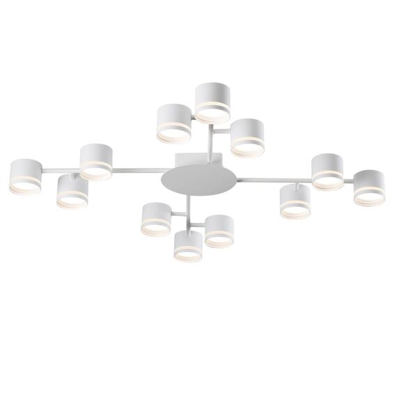 LUMION 8235/12C COMFI LN25 200 белый, металл Люстра потолочная LED GX53 12*12W 220V GARETA, изображение 6