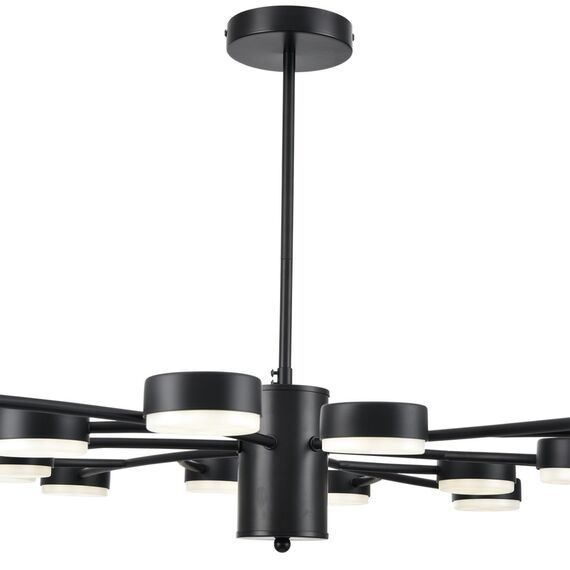 LUMION 8117/18 COMFI LN25 195 черный, металл Люстра LED GX53 18*7W 220V TORINA, изображение 4