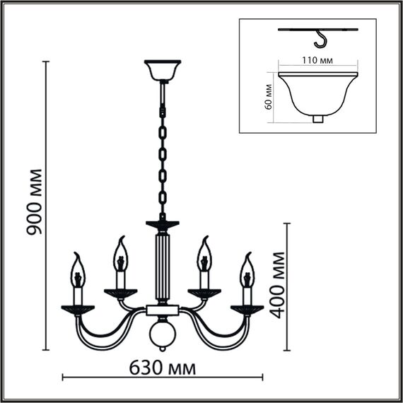 LUMION 8034/10 CLASSI LN25 18 хром, металл/стекло Люстра подвесная Е14 10*40W 220V INCANTO, изображение 2
