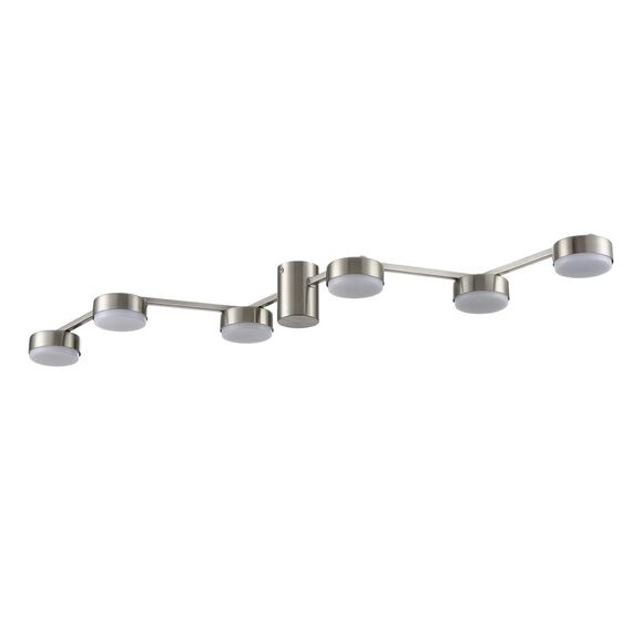LUMION 8116/6C COMFI LN25 208 никель, металл Люстра потолочная LED GX53 6*7W 220V SANATA