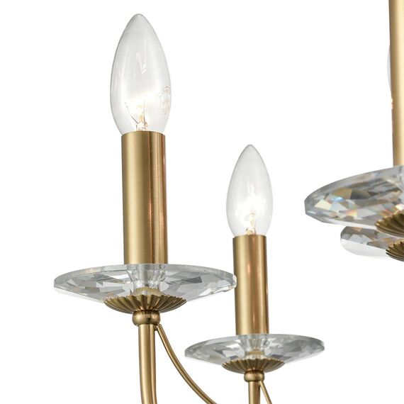 LUMION 8033/16 CLASSI LN25 16 медь, металл/стекло Люстра подвесная Е14 16*40W 220V INCANTO, изображение 10