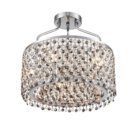 LUMION 8244/5C CLASSI LN25 150 хром, металл/хрусталь Люстра потолочная E14 5*40W 220V LAYLA, изображение 4