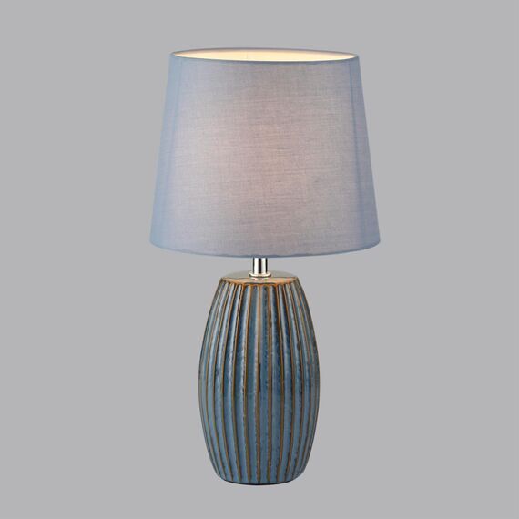 LUMION 8123/1T COMFI LN25 000 синий, керамика/текстиль Настольная лампа E27 1*60W 220V LAPUNA, изображение 4