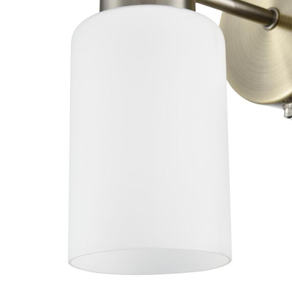 LUMION 8100/1W COMFI LN25 74 бронза/белый металл/стекло Бра Е14 1*40W 220V MAVE, изображение 7