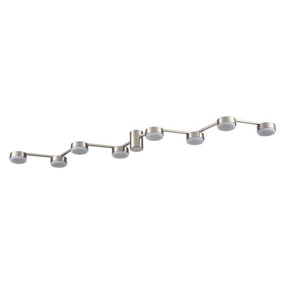 LUMION 8116/8C COMFI LN25 208 никель, металл Люстра потолочная LED GX53 8*7W 220V SANATA