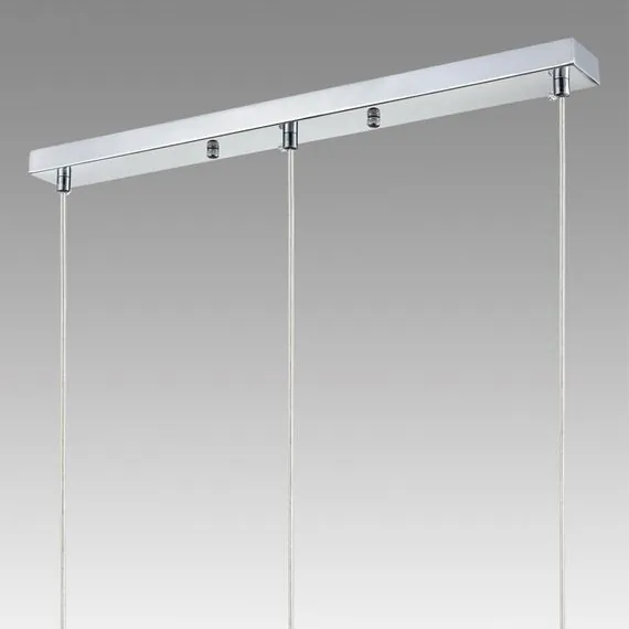 LUMION 8102/3A COMFI LN25 326 хром/прозрачный металл/металл Подвес Е14 3*40W 220V ISHA, изображение 9