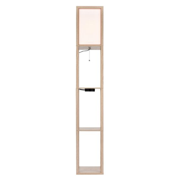 LUMION 8091/1F COMFI LN25 361 дерево/белый, дерево/текстиль Торшер Е27 1*60W 220V PRACTIC, изображение 8